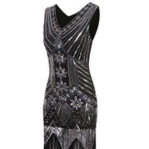 Vintage style flapper dress